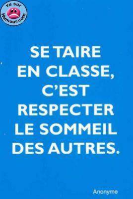 le respect des autres